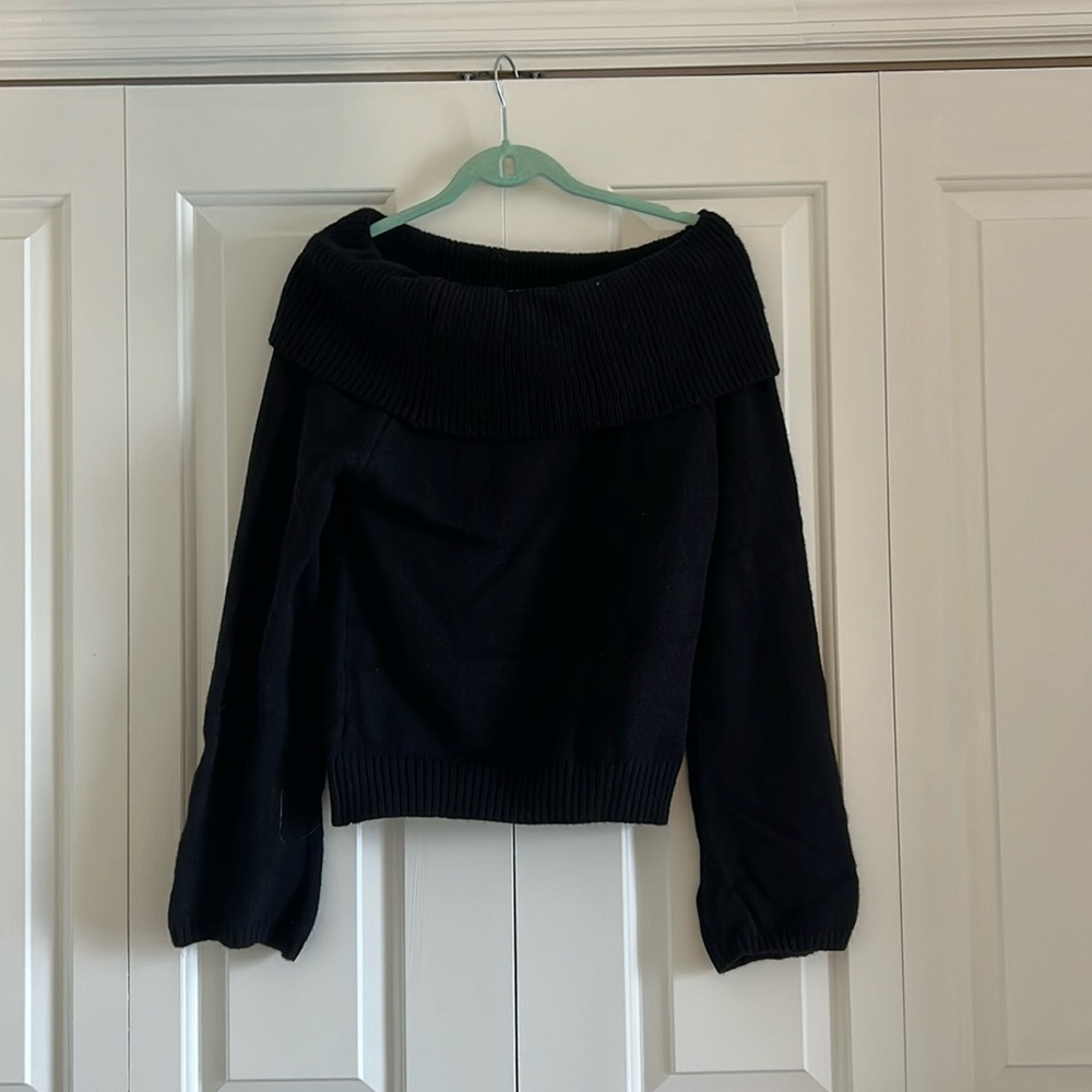 Off the shoulder sweater